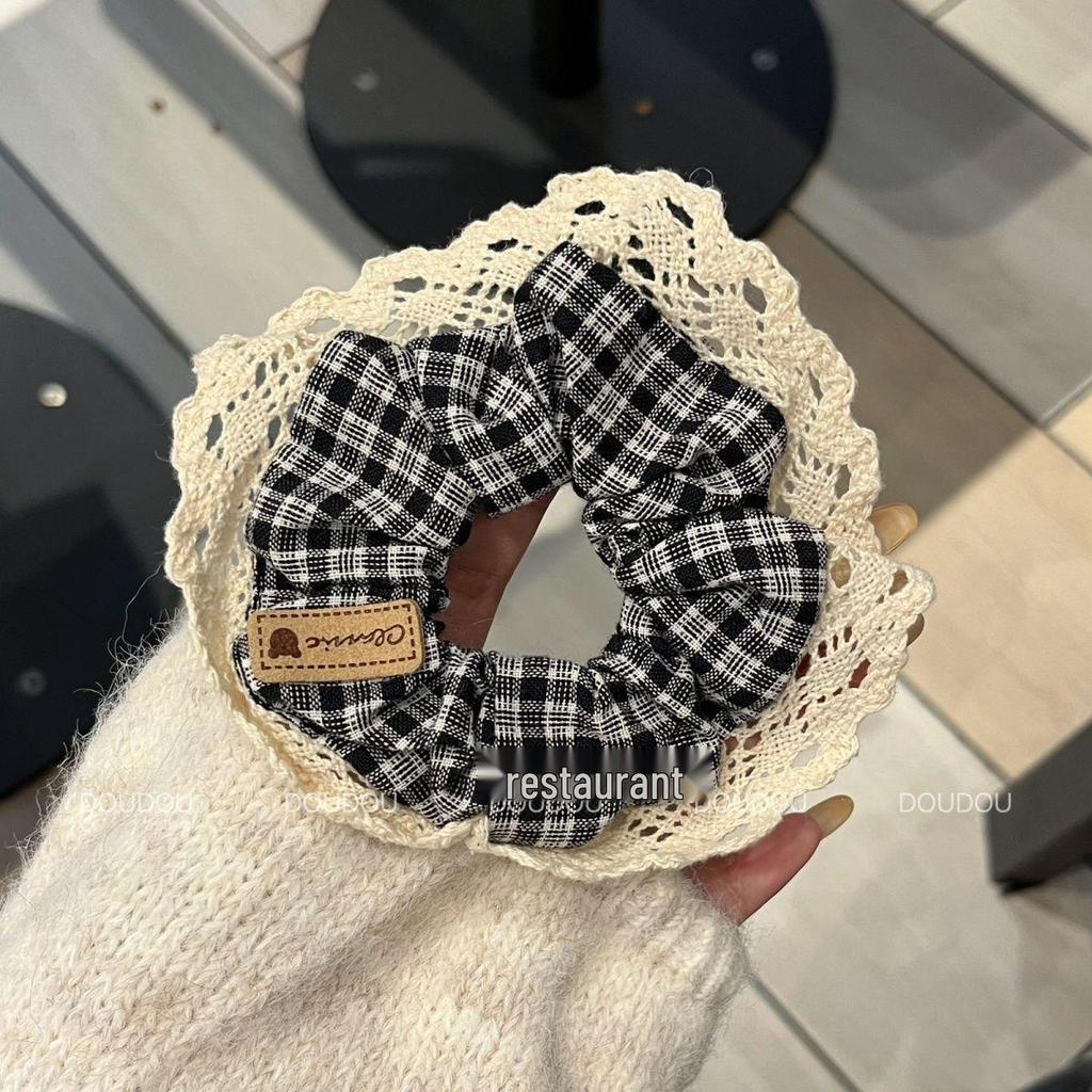 French-Korean Double-Layer Ballet Lace Extra Large Hair Scrunchie