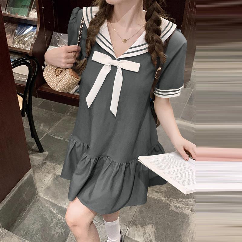 VONDA Летние женские рубашки в стиле колледжа с воротником-бабочкой и оборками на талии