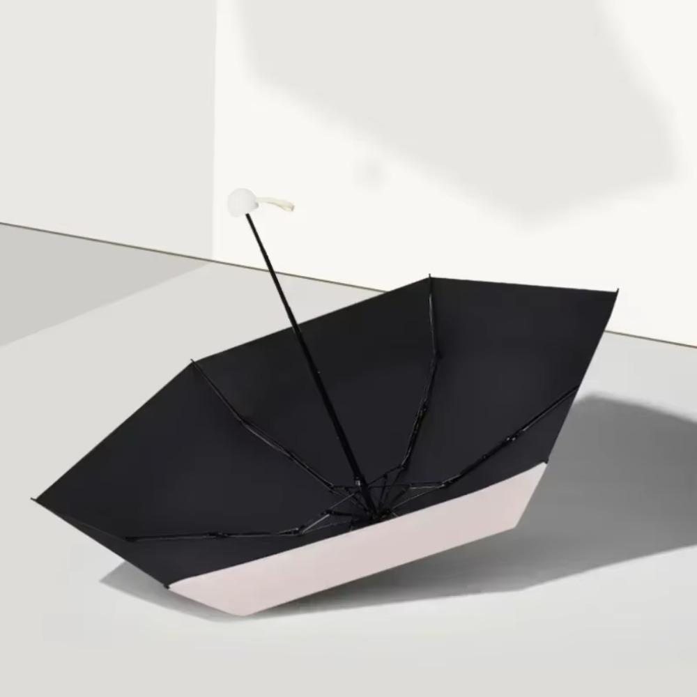 Reinforced Umbrella Rack Capsule Foldable Umbrella Windproof Rain Umbrella Sunshade Umbrella Women