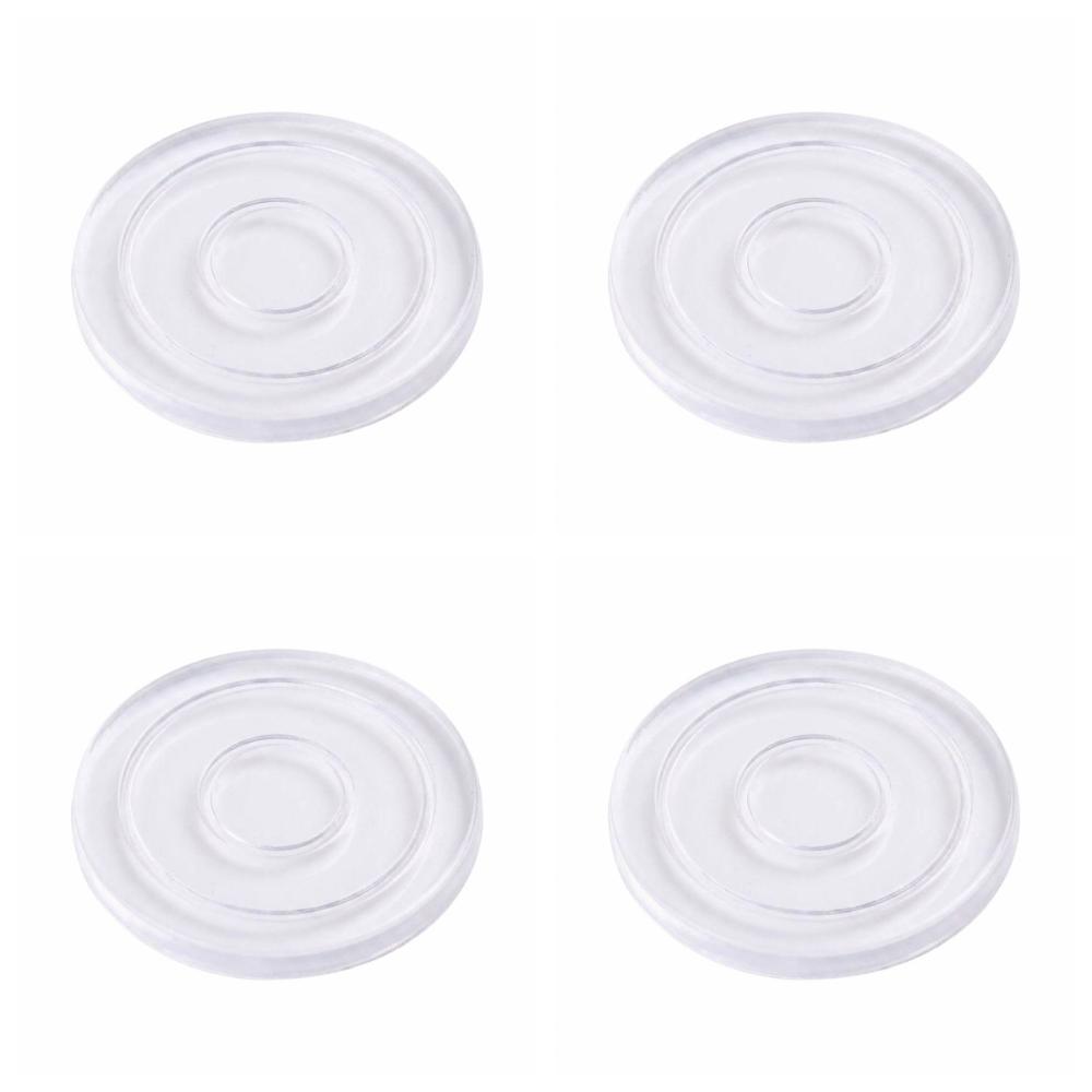 4Pcs Self Adhesive Silent Table Foot Mat Transparent Sofa Chair Foot Fixed Pads Sofa Corner