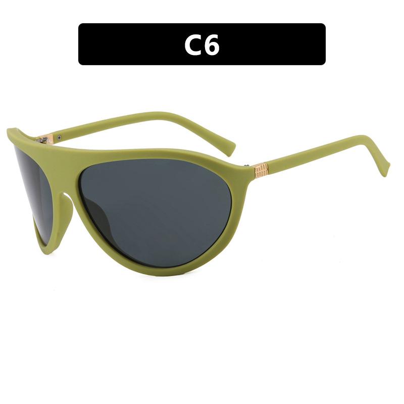 Персонализированные солнцезащитные очки с большой оправой, новые солнцезащитные очки для отдыха на открытом воздухе