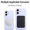 Жидкий силиконовый мягкий магнитный чехол для телефона Magsafe для iPhone 16 Plus 15 14 13 12 Pro Max простой чехол для беспроводной зарядки