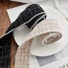 1 Pc Beaded Braided Fabric Ribbon - Ideal for DIY Bow Hair Accessories, Garment Sleeves, Gift Wrapping, Flower Decor & Home Decor (No Reel)
