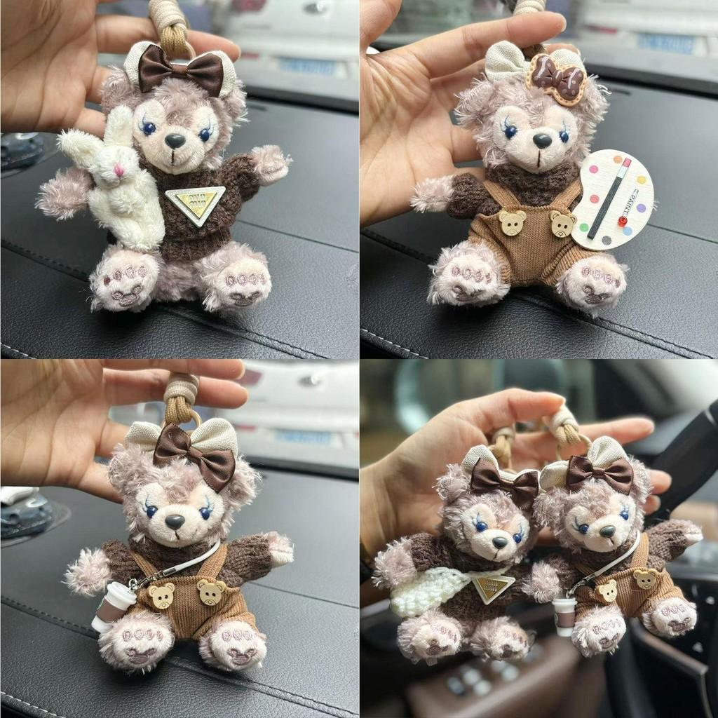 Charming Fox Plush Keychain Doll Colorful And Fun Miniature Gift For All Ages