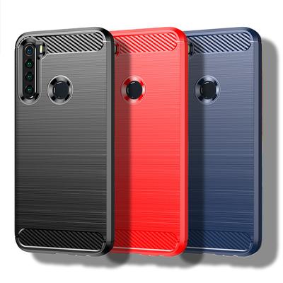 Для Redmi Note 8 2021 Чехол для Redmi Note 8 8T Чехол 6,3 дюйма из углеродного волокна Противоударный силиконовый бампер для Redmi Note 8 Pro