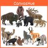 Модель дикого животного: Рысь, Олень, Бурый медведь, Лошадь, Корова, Белка. Украшение для декора дома и офиса