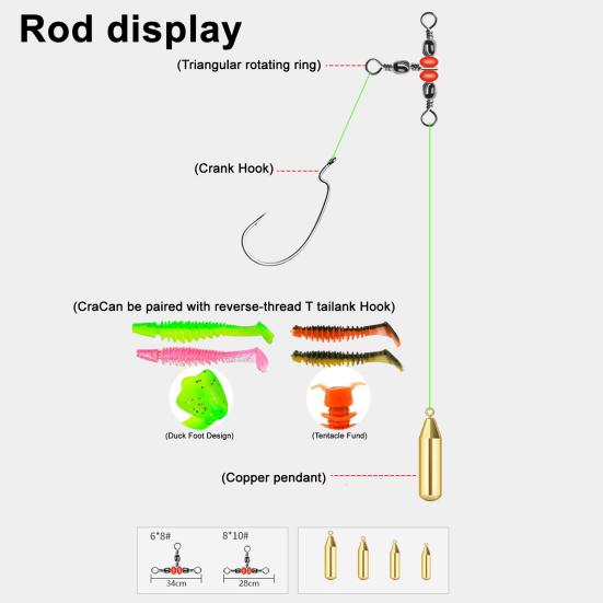 Набор искусственных приманок и рыболовных аксессуаров для рыбалки на открытом воздухе с ящиком для снастей, реалистичный дизайн, яркие цвета, острые джиг-крючки для рыбы, рыболовные инструменты