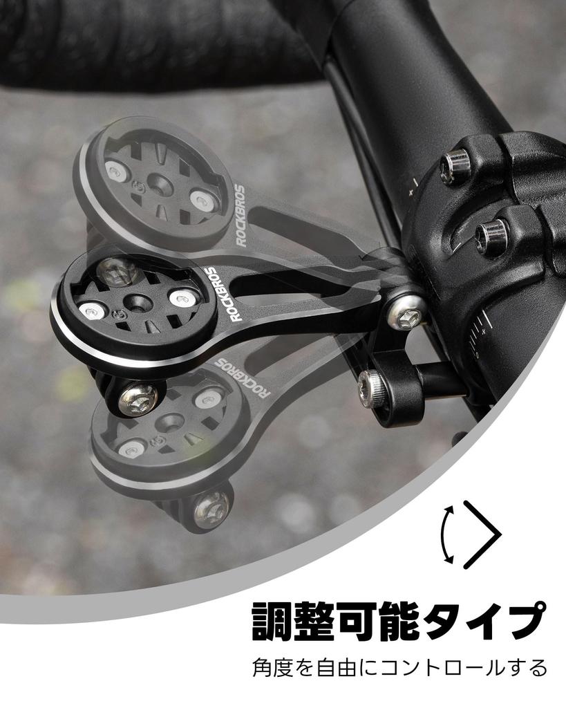 Крепление для велокомпьютера ROCKBROS Garmin Bryton Кронштейн для велокомпьютера Garmin Bryton Wahoo igpsport Крепление для велосипедной фары GoPro Алюминиевый сплав для шоссейного велосипеда