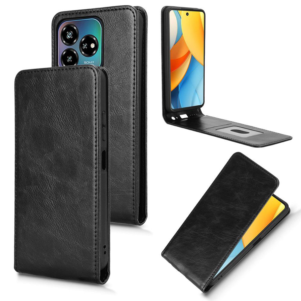 Кожаные флип-чехлы для ZTE Axon 60 Lite/Blade V60 Design/V60 Vita с откидной крышкой вверх и вниз, прочный защитный чехол из искусственной кожи