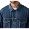 Куртка мужская Levis с заостренным воротником, свободного кроя, однобортная, с длинными рукавами, синяя A5782-0021