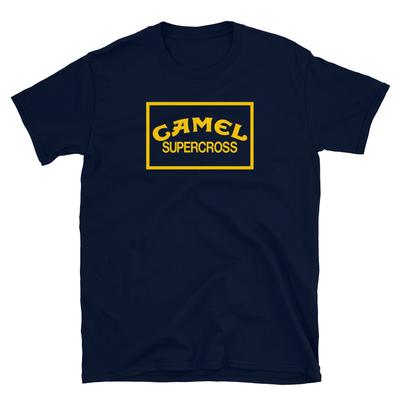 Новая, Camel Supercross, Винтажная футболка 1990-х, Топы, Хлопок, Размер S-3XL Для фанатов