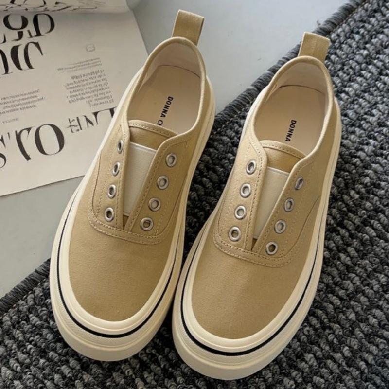 Fashion High Quality Shoes Women Spring New Light Thin Canvs Shoes Soft Comfortable Casual Flat Shoes Outdoor Walking Women Sneakers