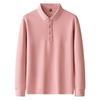 Men's Long Sleeve Polo Shirts Button Casual Work Pullover Shirts Moisture Wicking Lightweight Golf Shirts Regular-Fit Collared Tee Shirt for Men