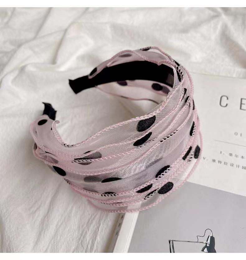 Повязка на голову с широким краем для белых и пушистых волос - Дышащий артефакт для укладки волос для женщин