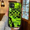C-Charlis XCX B-BRAT For IPhone 16 15 14 13 12 11 Pro Max X XS MAX Plus Translucent Black Phone Cover