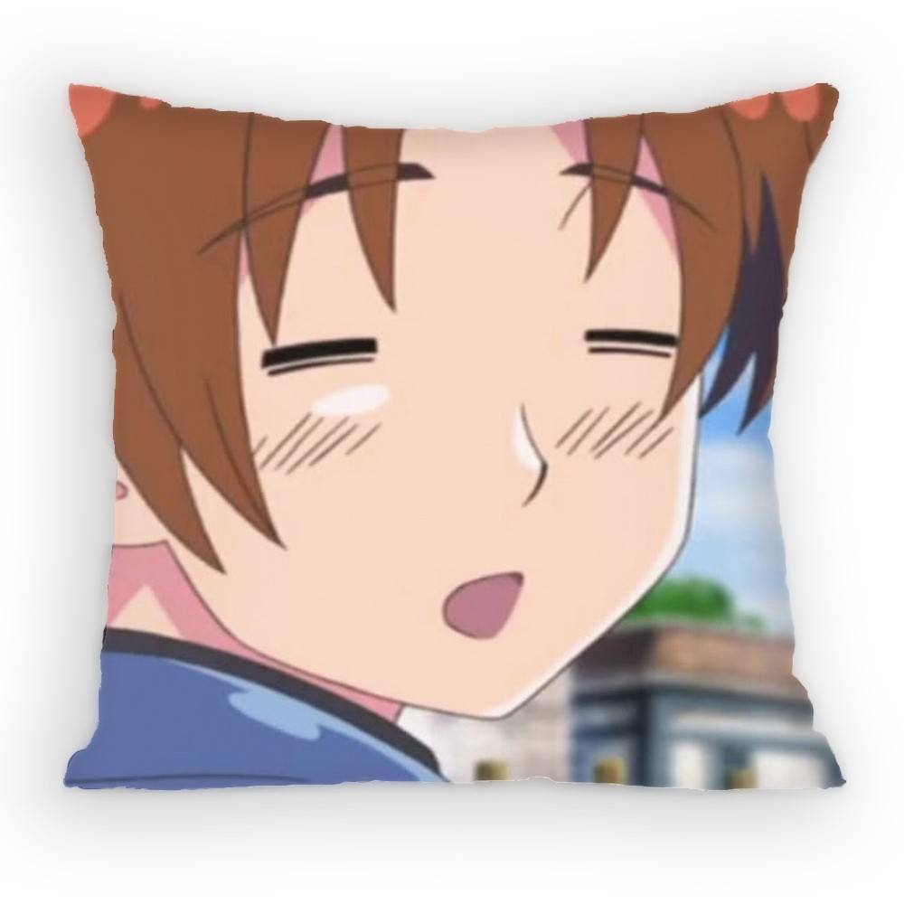 Anime Hetalia World Stars Feliciano Vargas Pillow Case Anti-Dustmite Pillowcase Invisible Silky Short Plush Sofa Cushion Cover