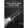 WEST BIKING Bicycle LED Front Lights USB Rechargeable Mini Portable Aluminium Alloy Flashlight 360° Rotatable Lights Holder
