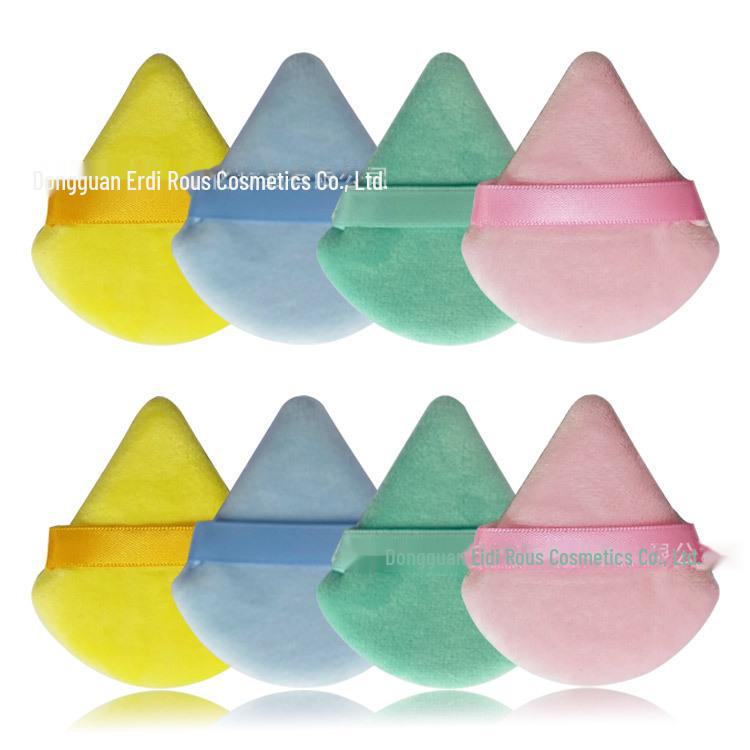 Suede Triangle Powder Puff Makeup Sponge
