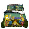 2026 The S-Simpsons Cartoon Duvet Cover Set Soft Wash Bed 3 Piece Comfortable Student Dormitory Home Baby Bedding Best seller