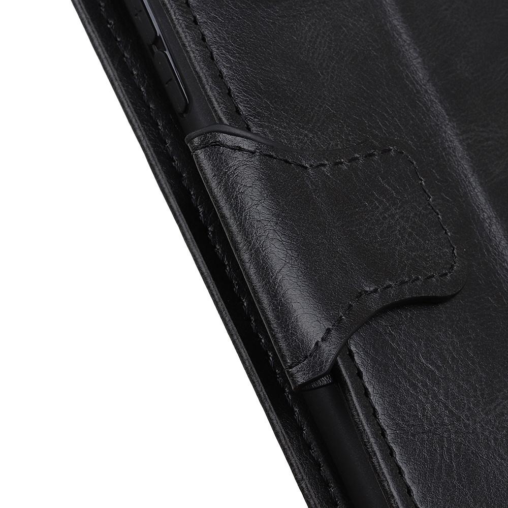 For Xiaomi Redmi Note 12 4G Crazy Horse Texture Phone Leather Case Anti-drop Stand Wallet Cover