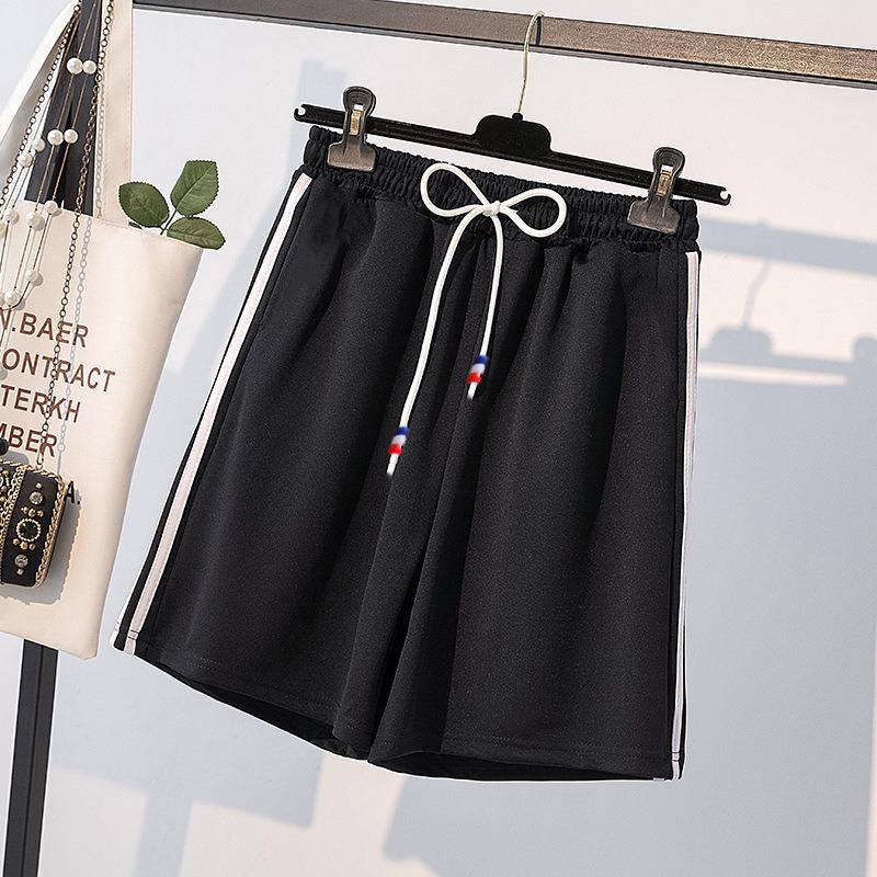 Летние спортивные штаны для девушек, повседневные шорты для девушек, широкие брюки для бега