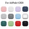 Funda For AirPods 4 Wireless Bluetooth Earphone Silicone Cover Case Ultra-Thin Skin For Apple Airpods 4 4th Generation Cases