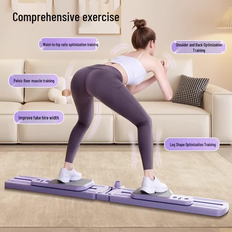Brangdy Ski Leg Trainer with Pilates and Adjustable Resistance