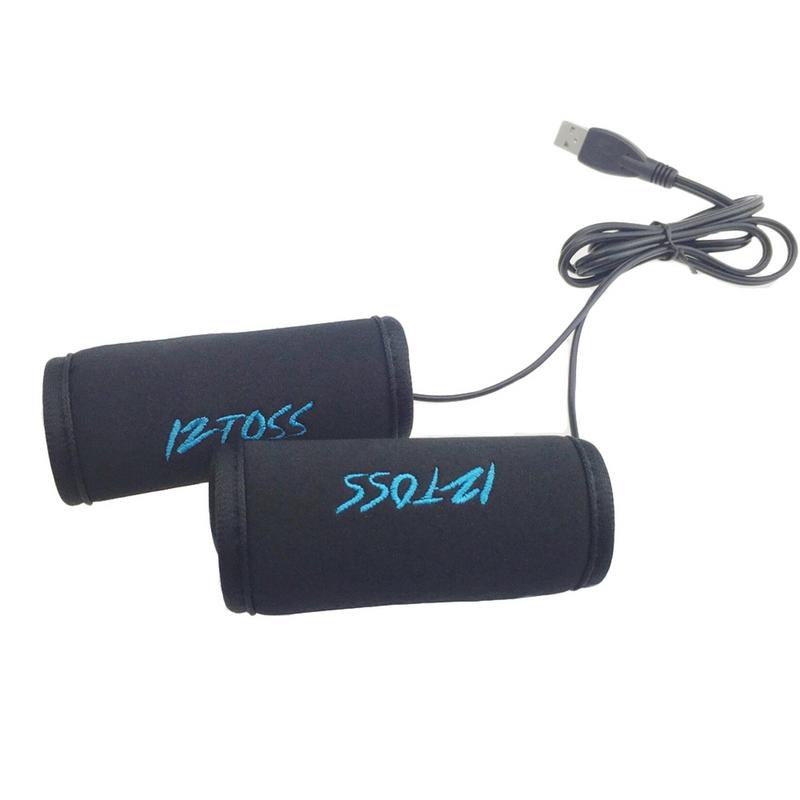 Одна пара зимних электрических мотоциклов с USB-нагревом, ручки с подогревом, модификация