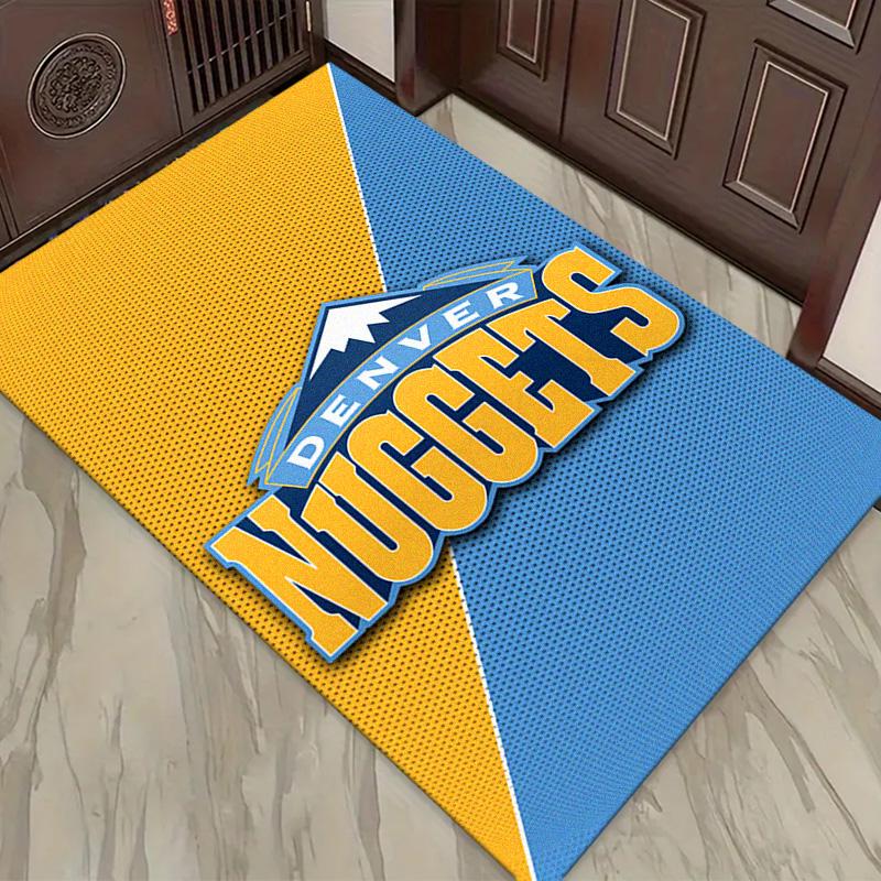 Denver Nuggets Carpet Rug for Living Room Bedroom Home Sofa Decoration,Kids play Non-slip Floor Mat
