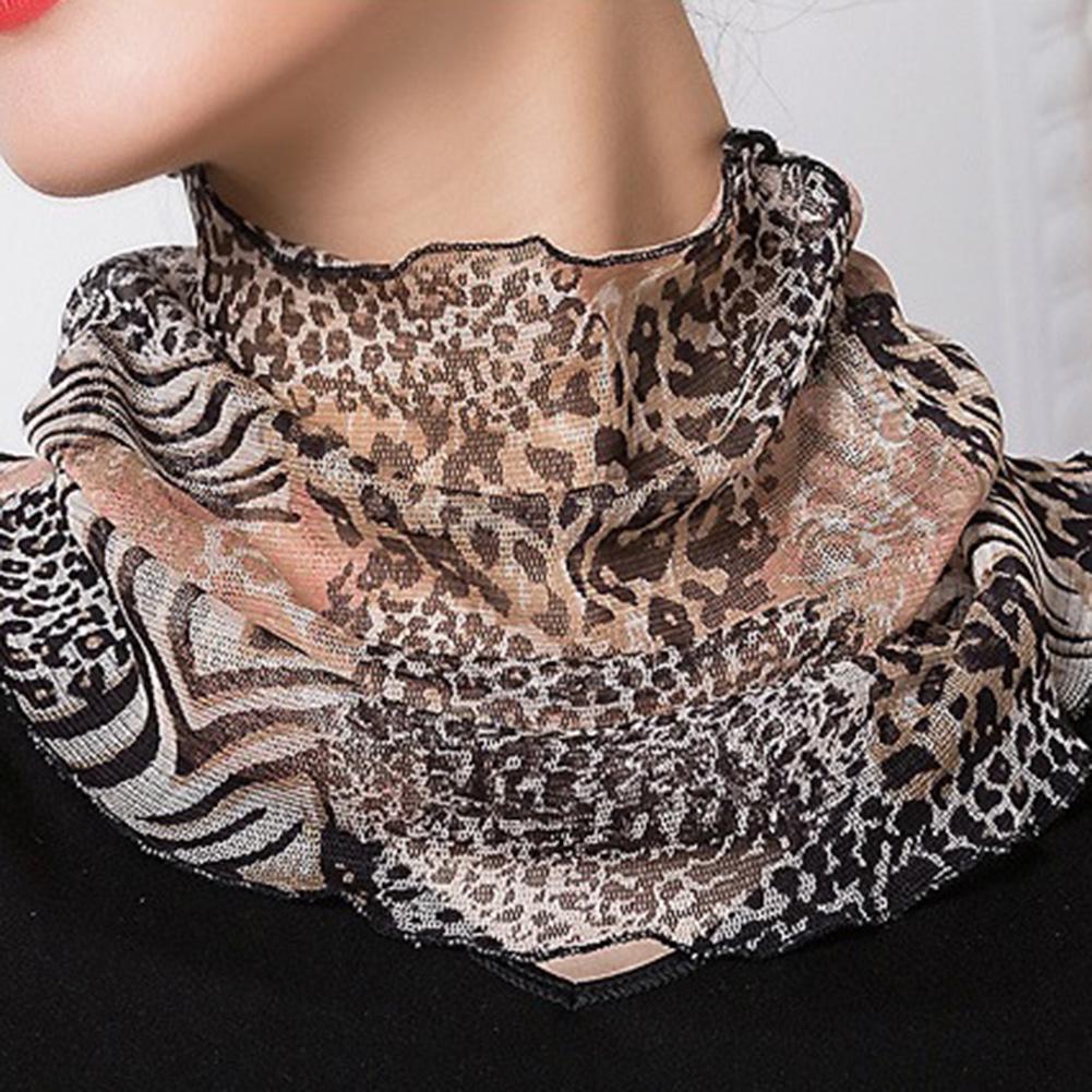 Women Mesh Silk Scarf 100% Silk Hanger Scarf Sun Protection Windproof Scarf for All Seasons