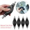 Transfer Rubber Aluminum Durable Manual Hand Siphon Pump Petrol Diesel Liquid Water Transfer Tools
