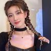 Li Qin's Star-Style Braided Hair Chain and Hairpins for Women