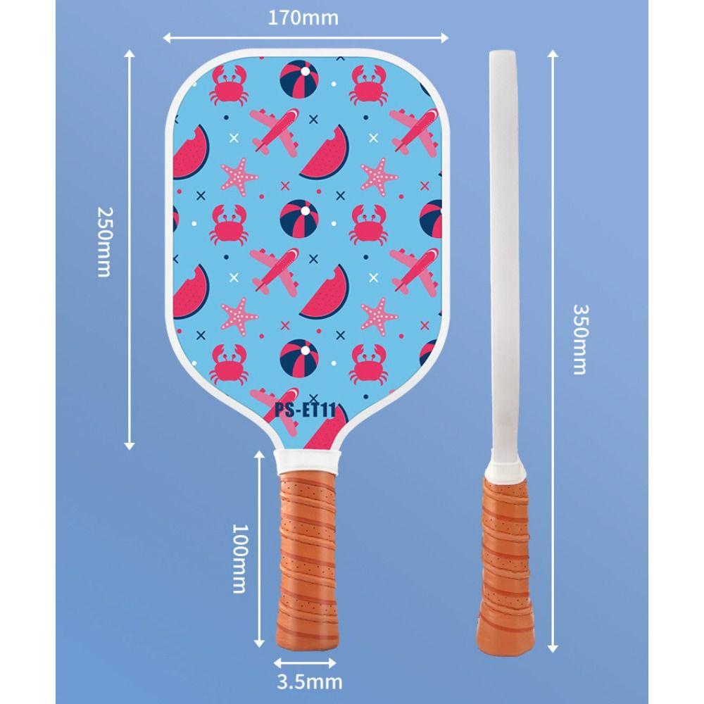Honeycomb Core Kid Racquet Set Lightweight Squash New Pickleball Paddle  Gifts for Children