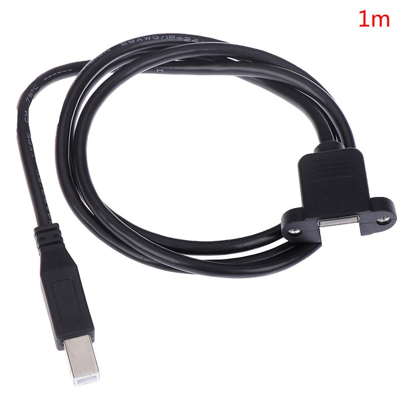 USB 2.0 Тип B Мужской и Тип B Женский Удлинительный кабель принтера с креплением на панели