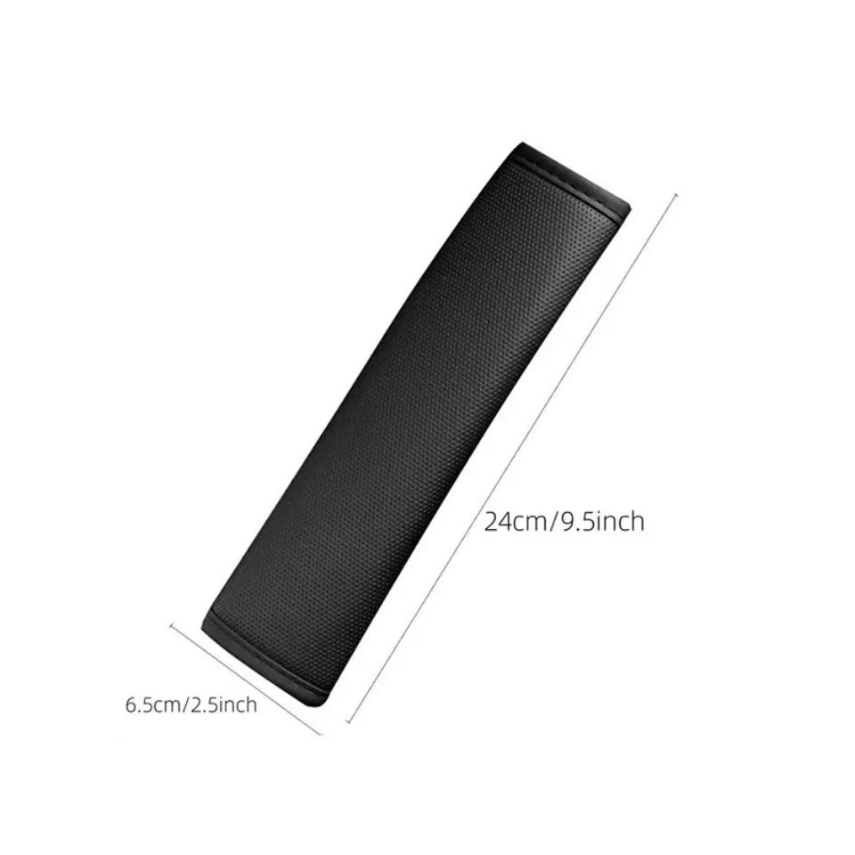 Накладка на плечо ремня безопасности автомобиля из ПУ кожи, подушки для ремня безопасности автомобиля, автомобильные аксессуары, дышащая защита, накладка-подушка на ремень безопасности