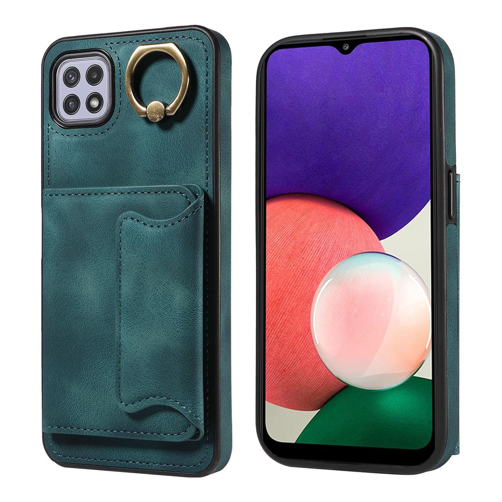 Для Samsung Galaxy A22 (4G),Samsung Galaxy A22 5G Кольцо Кронштейн Держатель Карты Слоты Крышка Чехол Для Телефона