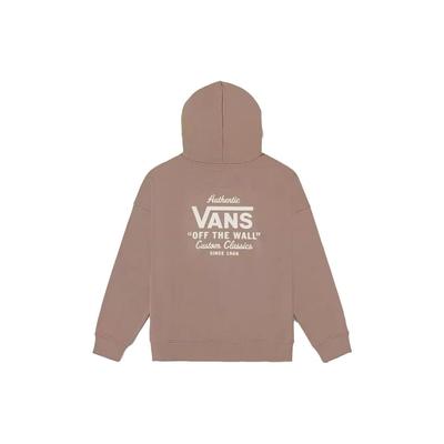 Vans Толстовка с капюшоном и принтом букв, свободная, унисекс, светло-коричневая VN000H0TYEH