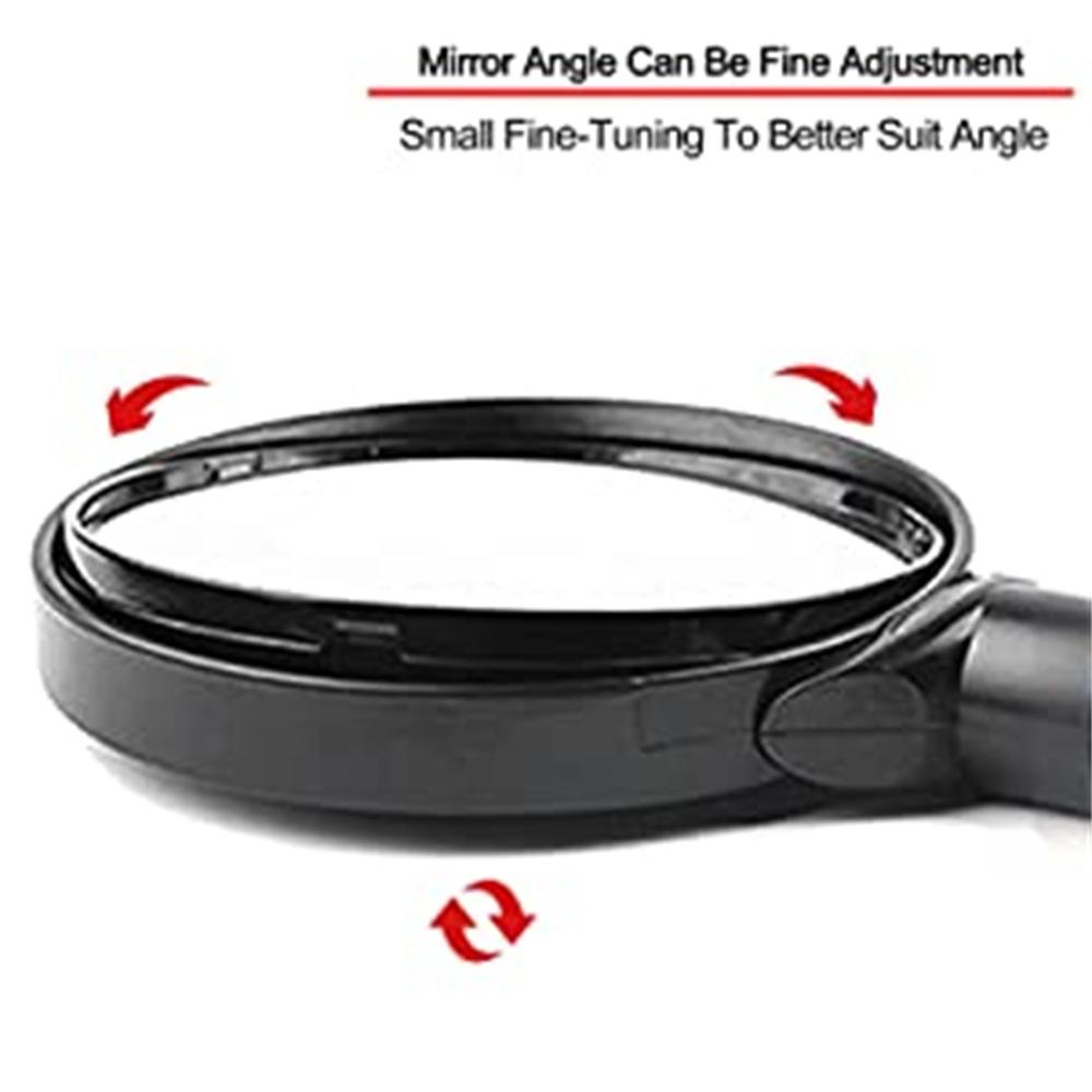 Велосипедное зеркало заднего вида 360° регулируемое широкоугольное зеркало заднего вида вращающееся зеркало выпуклое зеркало упаковка 1 пара
