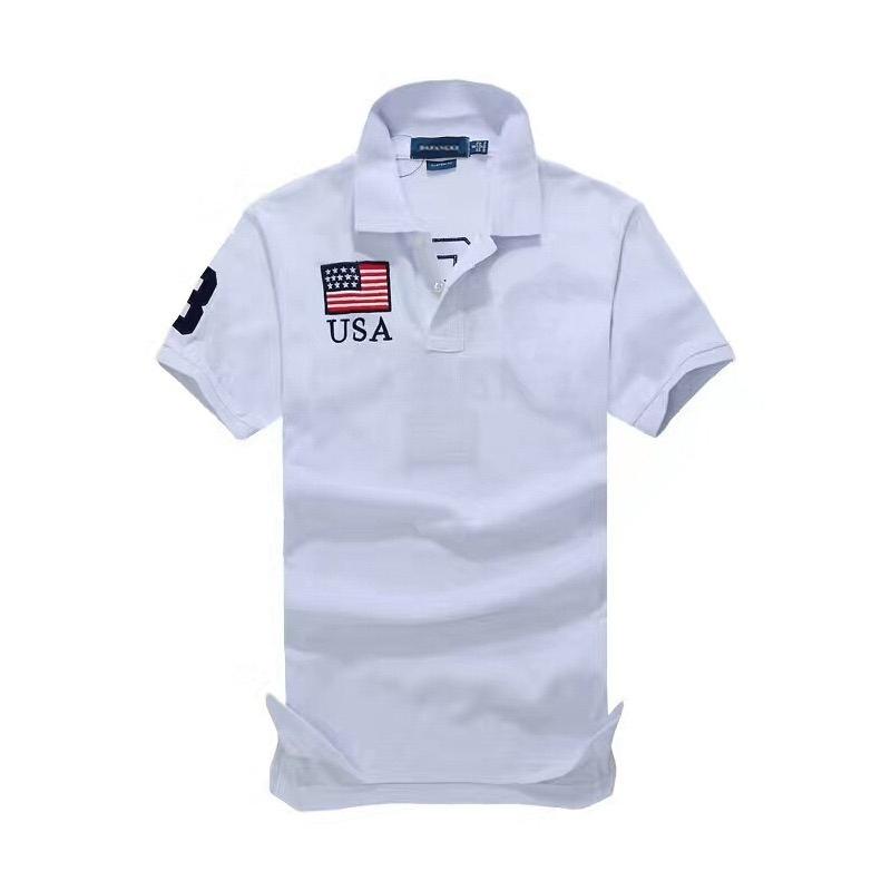 RogueWave Men's Polo Shirts Short Sleeve Business Casual Male T-shirts Embroidery Man Tees