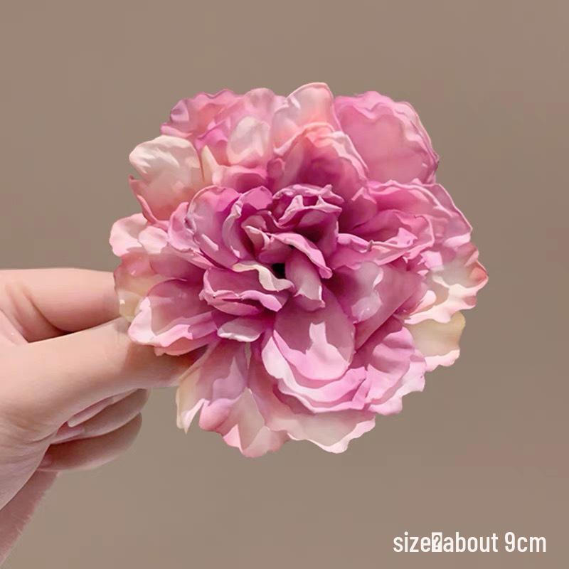 Весенне-летняя цветочная заколка для волос: Дизайн «Лилия, Роза и Гибискус»