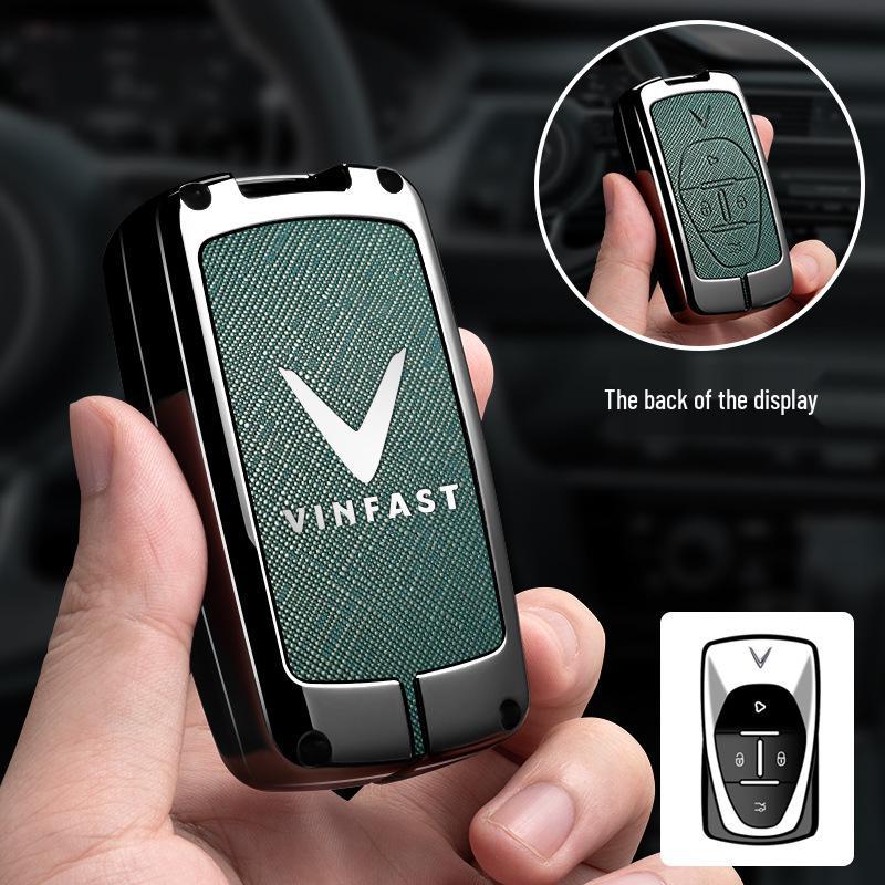 Vinfast Vietnam Car Key Case for Zhonghua V5/VF8 VF3/5/9 High-End Key Bag with Buckle for Men