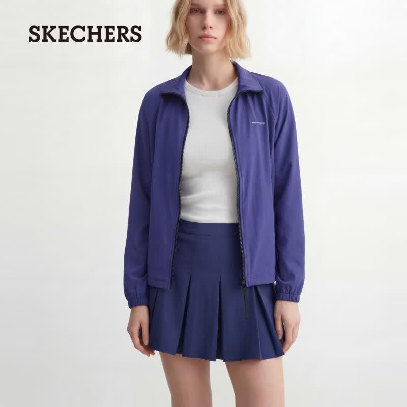 Skechers Women's Moisture-Wicking Stand-Collar Jacket