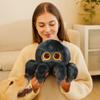 Fluffy Spider Plush Doll Simulation Black Crawling Pet Doll Spider Stuffed Animal  Birthday Parties