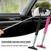 Car Rearview Mirror Wiper Retractable Handheld Cleaning Brush For Model 3 Model X S 2016-2023 Model Y Decals TM3 TMX
