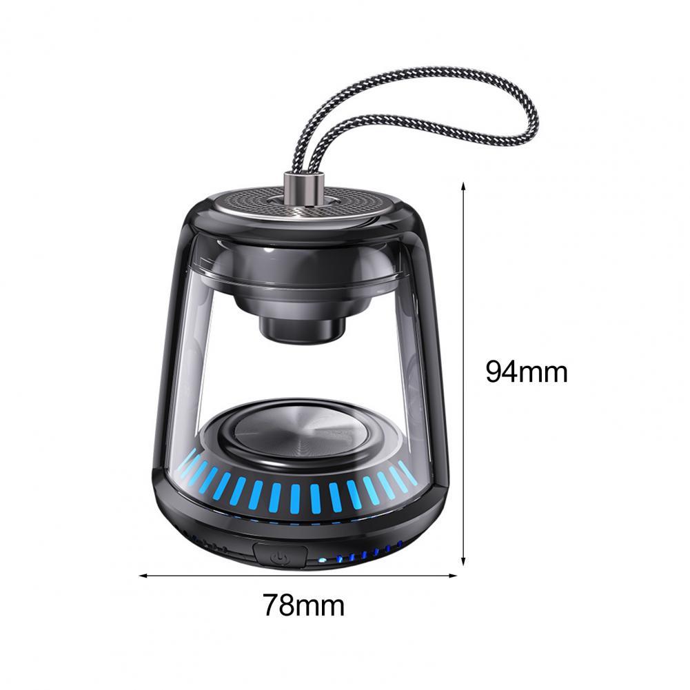 Уличный светодиодный громкоговоритель портативный прозрачный стерео бас воспроизведение аудио TWS Hifi беспроводной Bluetooth динамик