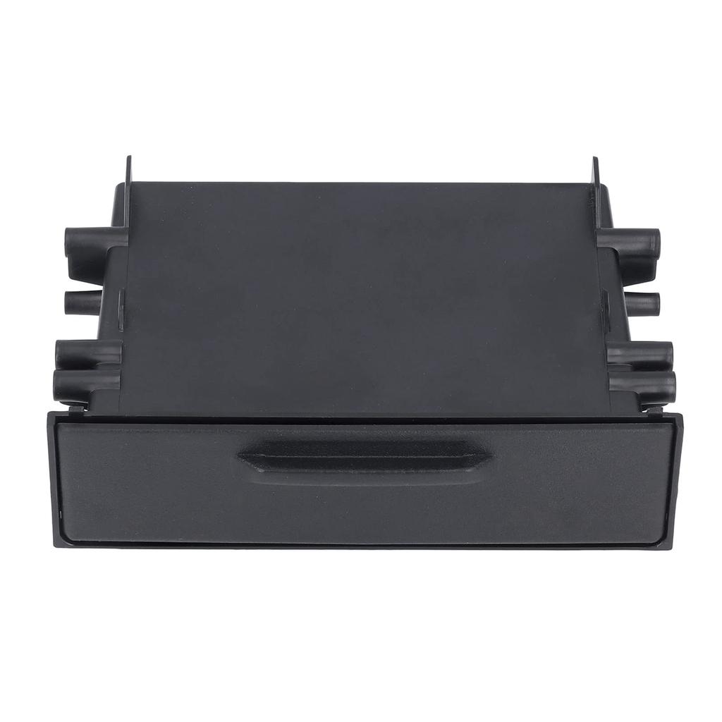 Car Stereo Storage Box Waterproof Car Radio Pocket ABS 1DIN Sturdy and Practical Replacement for Mitsubishi