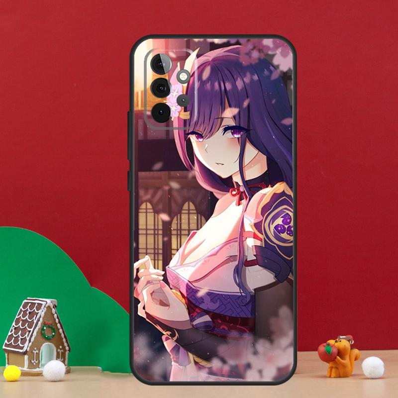 Игровой чехол Baal Genshin Impact для Samsung Galaxy A56 A33 A13 A36 A23 A52 A32 A12 A54 A34 A14 A16 A53 A15 A35 A55 A17