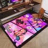 Custom KPop Demon Hunters Mat Personalized Name, Polyester Washable Indoor Entryway Rug, Gift for Christmas, Easter, Thanksgiving Day