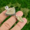 Daughters Day Deal Sterling Silver Golden Rutile Stone Wedding Pendant Jewelry