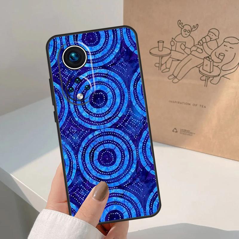 Африканская восковая ткань Для Honor Magic 7 Lite 5 6 8 Pro Чехол Для Honor 400 200 90 70 50 X8c X8b X9a X9b X9c X9d Win